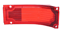 Taillight Lens - Outer - LH or RH (Sold Each) - 66 Chevelle