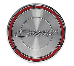 Upper Door Pad Emblem - "Charger" - LH or RH (Sold Each) - 68-69 Charger