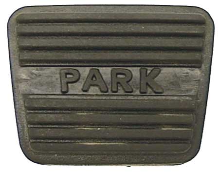 Parking Brake Pedal Pad - Large with \"PARK\" Logo