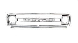 Grille Shell w/ Chevrolet Letters - Chrome Steel - 69-70 Chevy C/K Pickup Blazer Suburban