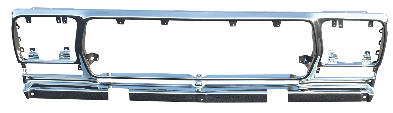 Grille Shell - Chrome Steel - 78-79 Ford F100; F150; F250; Bronco