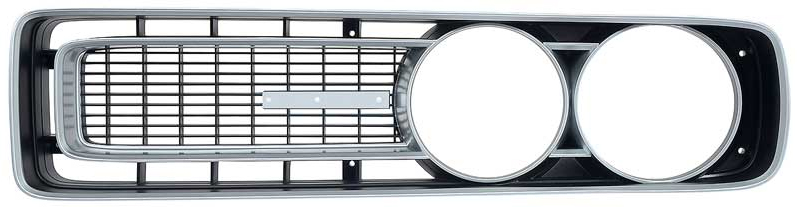 Front Grille - LH - Black/Silver - 71 Charger