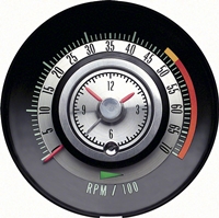 Tachometer - 5000 Redline Tic-Toc - 68 Camaro