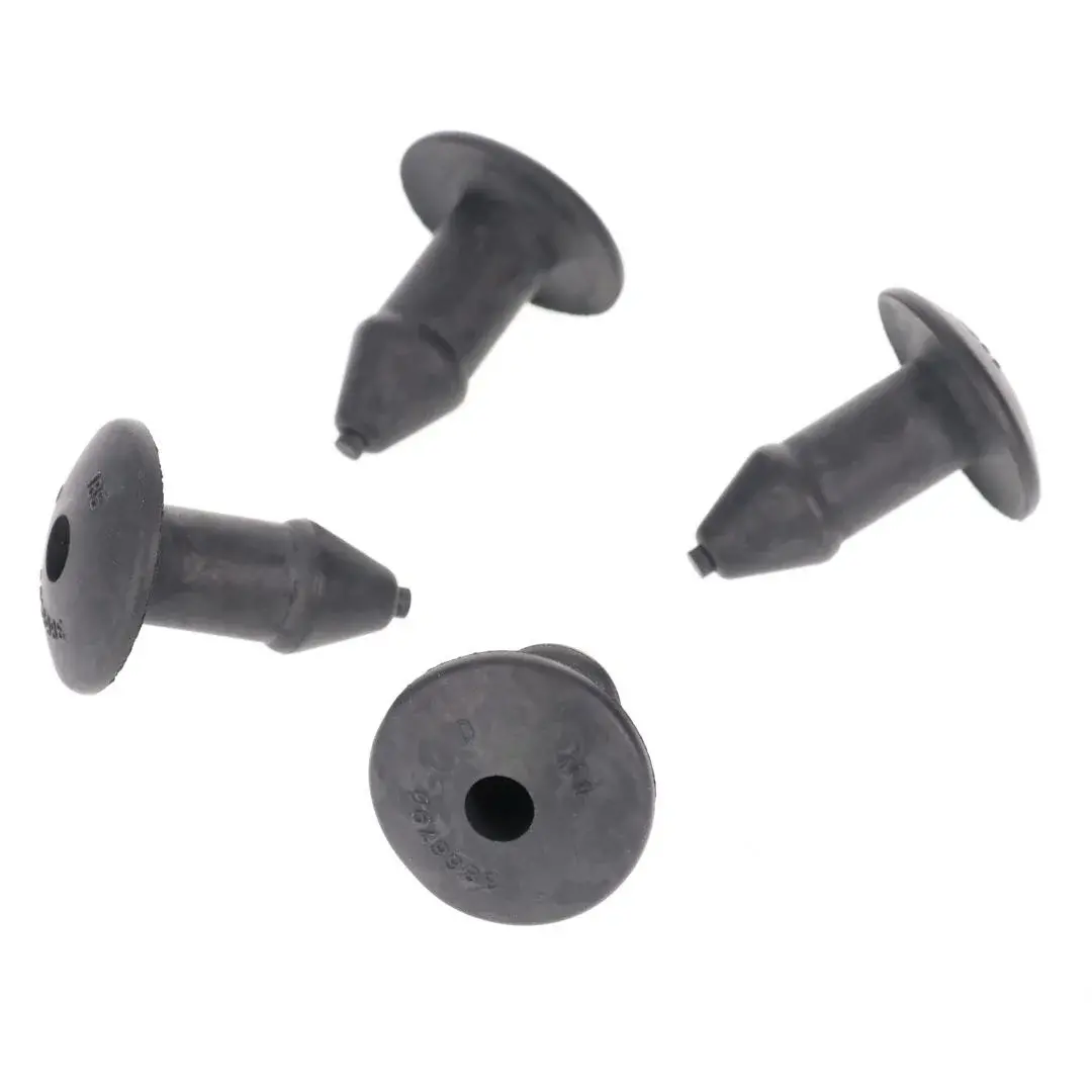 Firewall Pad Rubber Plugs - 4pcs - 68-74 Chevy II Nova; 64-72