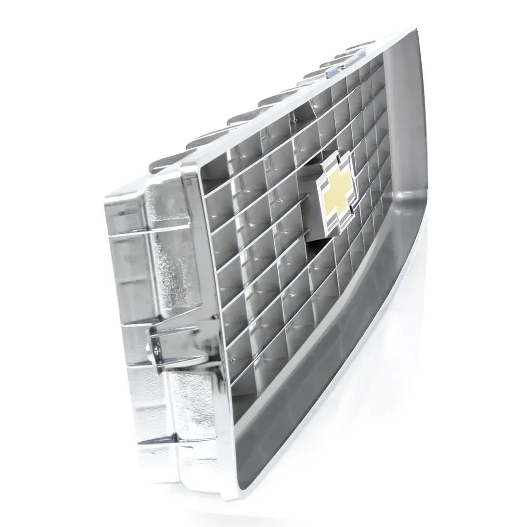 Grille - OE Style w/ Foil Bowtie Emblem - Chrome - 73-74 Chevy C/K