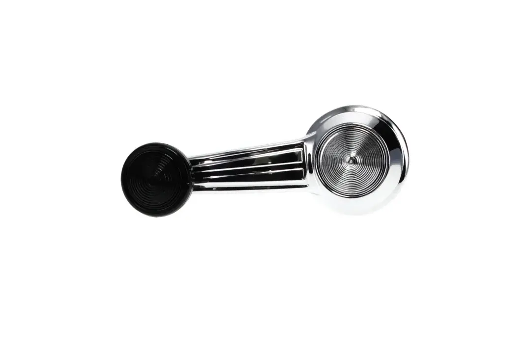 Window Crank - Chrome W/ Black Knob - Each - 1967 And Earlier Type 1