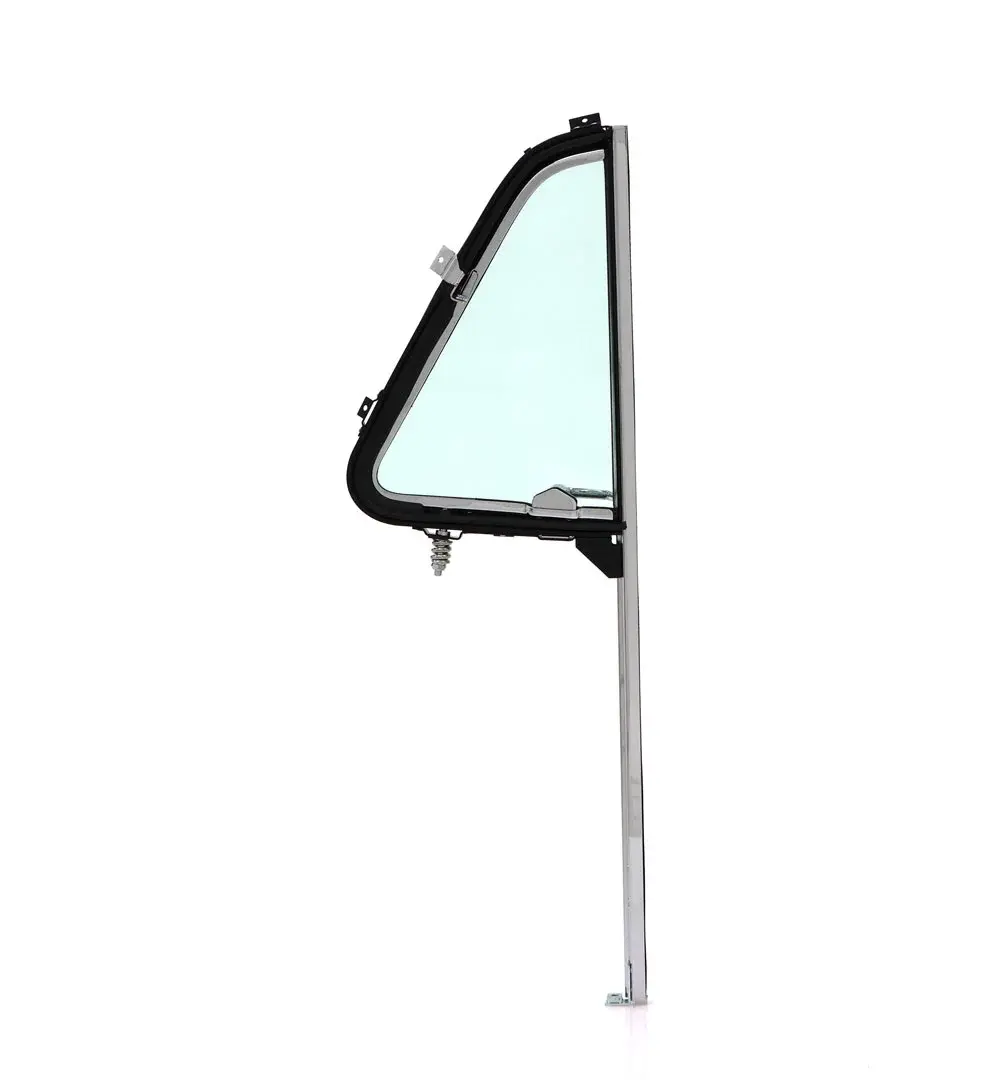 Vent Window Assembly - LH - Green Glass - Chrome Sash - 54-55