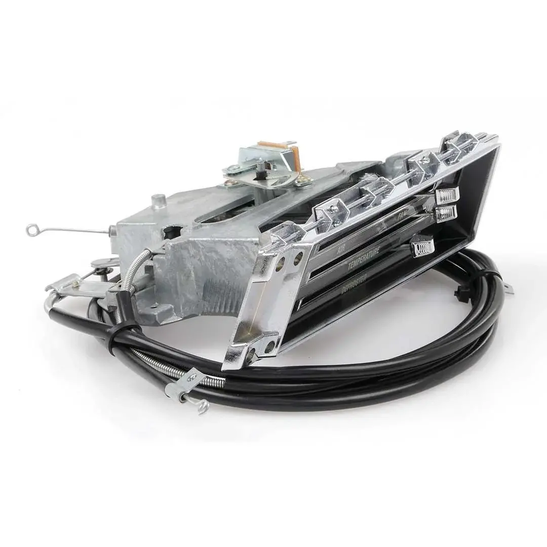 チャムタンページ Heater Control Assembly with Cables - without AC- 67 Camaro Firebird