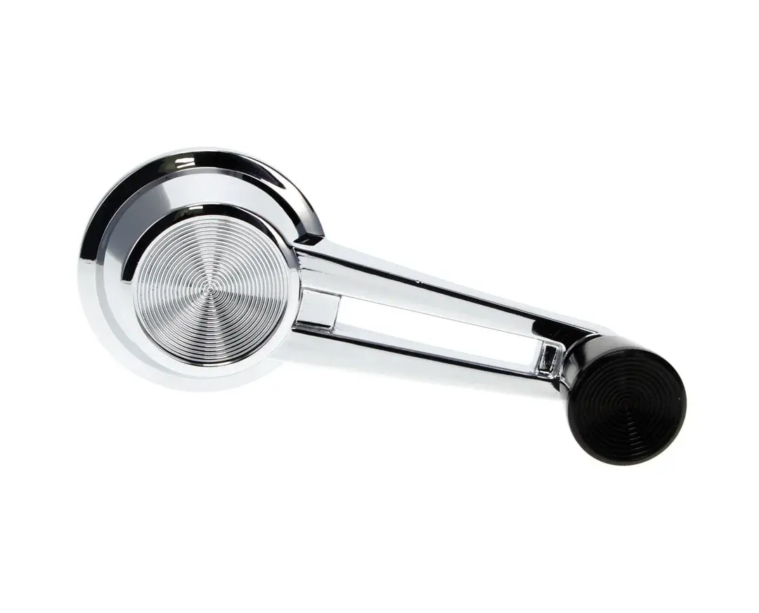 Window Crank Handle - Double Arm, Black Knob - 63-64 Chevy II Nova