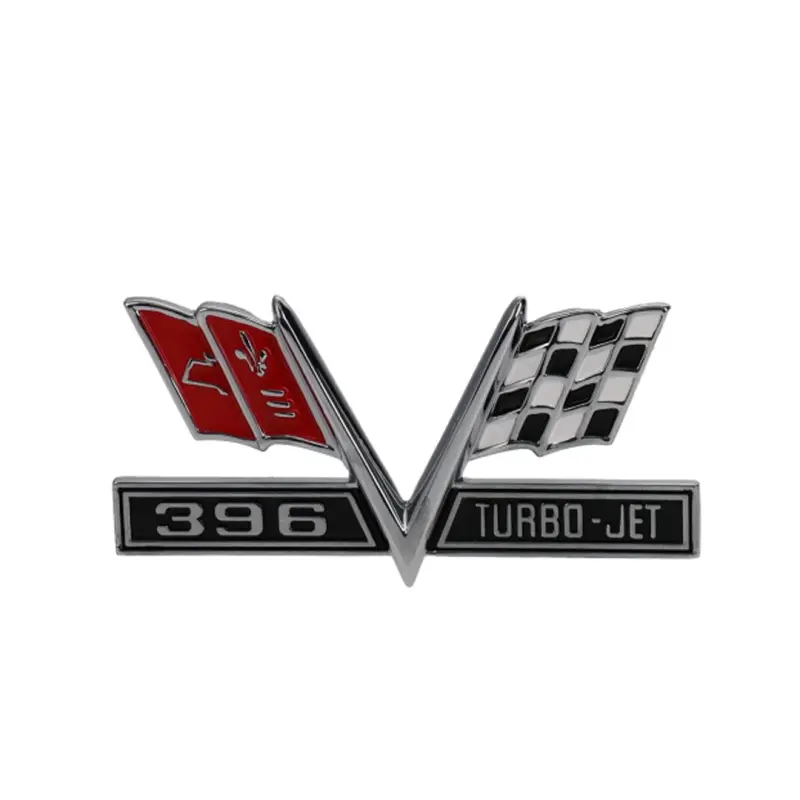 Fender Emblem - 396 Turbo-Jet Flag - 65-67 Camaro Chevelle El
