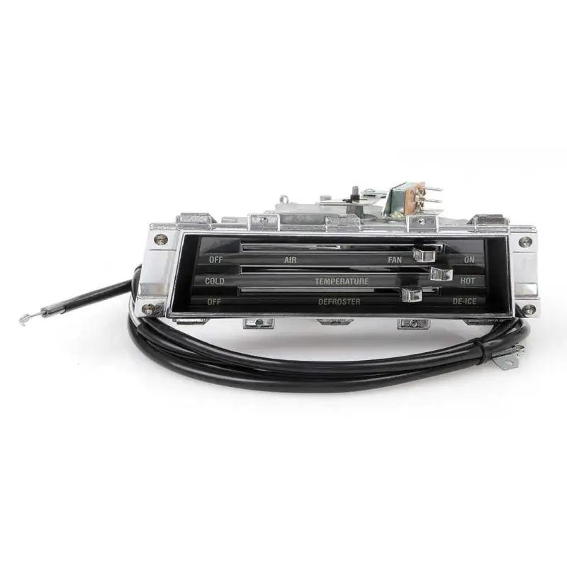 チャムタンページ Heater Control Assembly with Cables - without AC- 67 Camaro Firebird