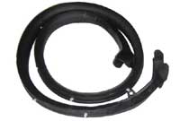 Convertible Top Header Seal - With Molded Ends & Clips - 68-72 GM A-Body