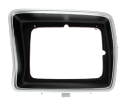 Headlight Bezel - Silver/Black - Square - LH - 78-79 F100 F150 F250 Bronco