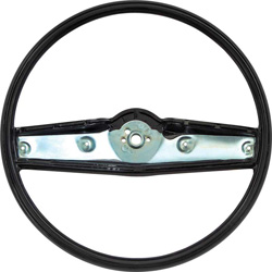 Steering Wheel - Black - 69 Nova; 69 Camaro; 69 Chevelle El Camino (Bare Wheel)