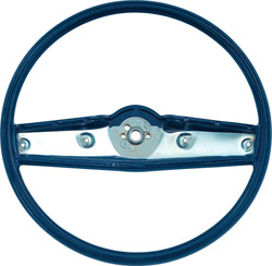 Steering Wheel - Medium Blue - 69 Nova; 69 Camaro; 69 Chevelle El Camino (Bare Wheel)