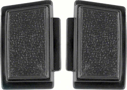 Steering Wheel Horn Buttons - Black Pair - 69 Nova; 69 Camaro; 69 Chevelle El Camino