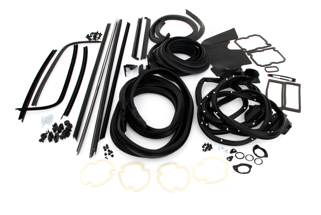 Weatherstrip Gasket and Seal Kit - 71-72 Chevelle 2DR Coupe