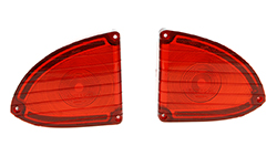Tail Lamp Lenses - Pair - 60-66 Chevy GMC C/K Suburban Panel