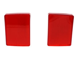 Rear Side Markers - Red - Pair - 68-69 Fairlane Torino Fastback