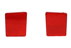 Rear Side Markers - Red - Pair - 68-69 Fairlane Torino (Except Fastback or Wagon)