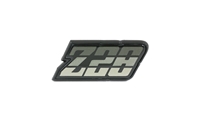 Gas Door Emblem - "Z28" (Green) - 80-81 Camaro