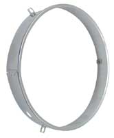 Headlight Retainer Ring - 1" Width w/ Oval Hole