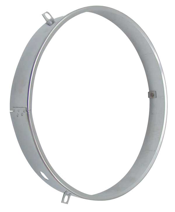 Headlight Retainer Ring - 1\" Width w/ Oval Hole