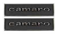Door Panel Emblems - "camaro" - LH/RH Pair - 67 Camaro (Standard)
