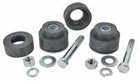 Radiator Support Bushings - Upper & Lower with Hardware - 68-72 GM A Body (Except GTO)