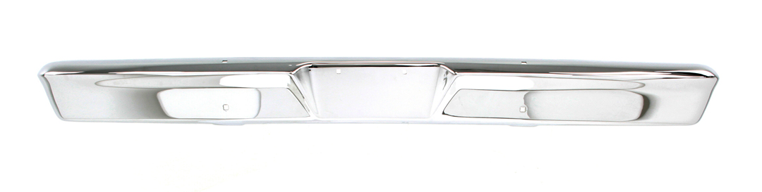 Front Bumper w/ License Plate Holes - Chrome - 67-78 F100 F250 F350 Pickup; 75-78 F-150 Pickup