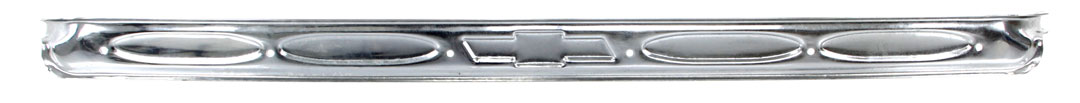 Door Sill Plate - Chrome - Bowtie - LH or RH (Sold as Each) - 60-66 Chevy GMC C/K Truck