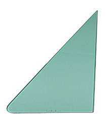 Vent Glass - Green Tint - LH or RH (Sold Each) - 62-67 Chevy II Nova
