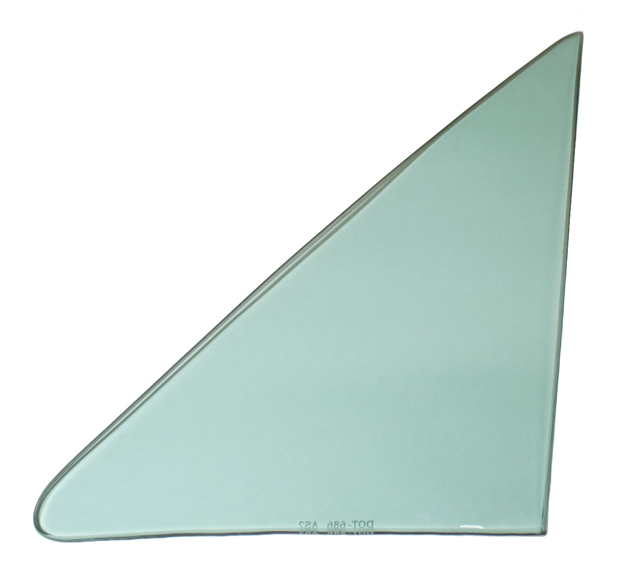 Vent Glass - Green Tint - LH - 68 GM A-Body Coupe & Convertible