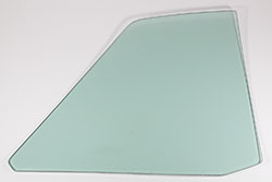 Quarter Glass - Green Tint - LH - 64-65 Chevelle Coupe