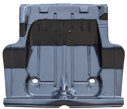 Trunk Floor - OE Style w/ Braces - 68-72 Chevy II Nova (71-72 Requires Modification)