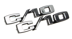 Front Fender Emblem - "C/10" - LH/RH Pair - 69-70 Chevy C10 Pickup Blazer Suburban