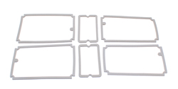 Taillight Gaskets - 71 Dodge Charger; SE; Super Bee (w/o louvered taillights)