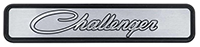 Dash Pad Emblem - "Challenger" Script - 71-74 Challenger