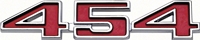 Fender Emblem - "454" - LH or RH (Sold Each) - 70-74 Chevelle