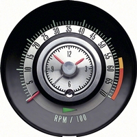 Tachometer - 6000 Redline Tic-Toc - 68 Camaro