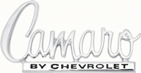 Trunk Emblem - "Camaro BY CHEVROLET" - 70 Camaro