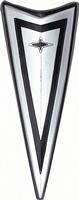 Front Bumper Emblem - Arrowhead Logo - 67-68 Firebird