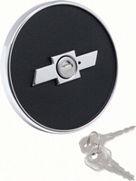 Gas Cap - Locking with Bowtie Logo- 67-68 Camaro