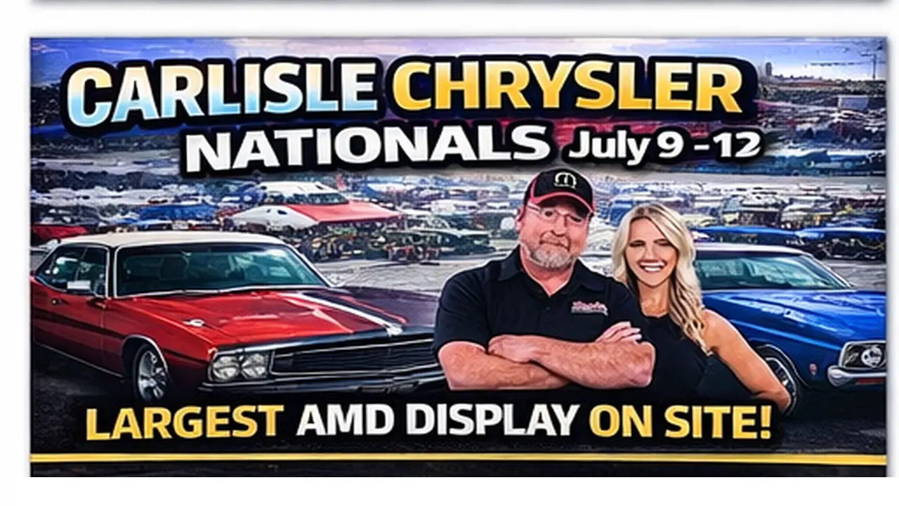 Carlisle Chrysler Nationals – Massive AMD Parts Display