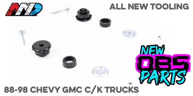 AMD Launches New Radiator Support Bushing Kit for 88-98 Chevy and GMC C/K OBS Trucks and SUVs