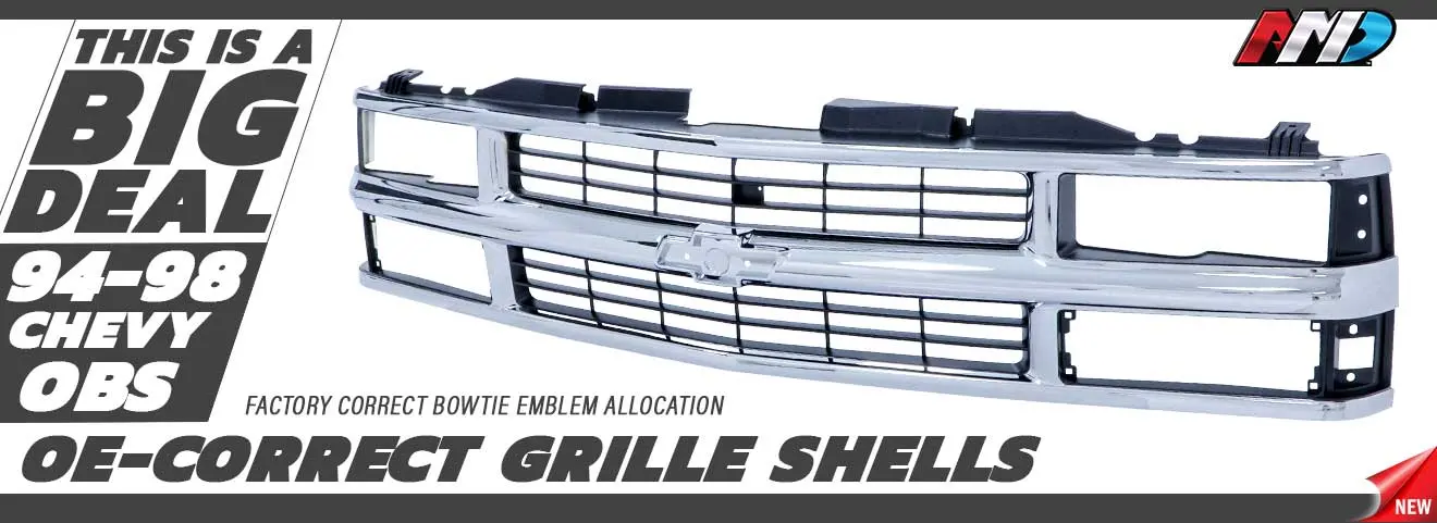 The Ultimate OE-Correct OBS Grille Shell: AMD’s New Premium Grille for Chevy C/K Trucks & SUVs