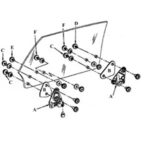 Door Glass Mounting Kits