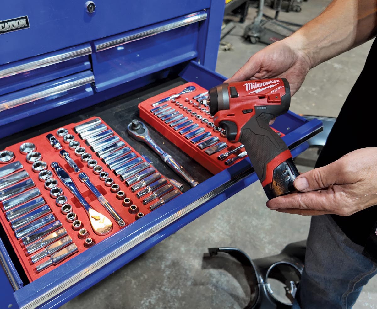 Basic hand tools used for Camaro front end conversion
