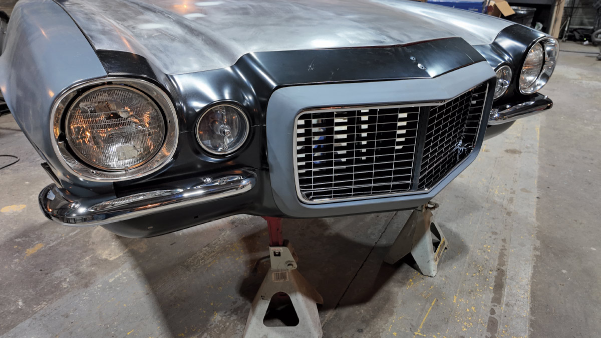 Completed Camaro Rally Sport front end conversion