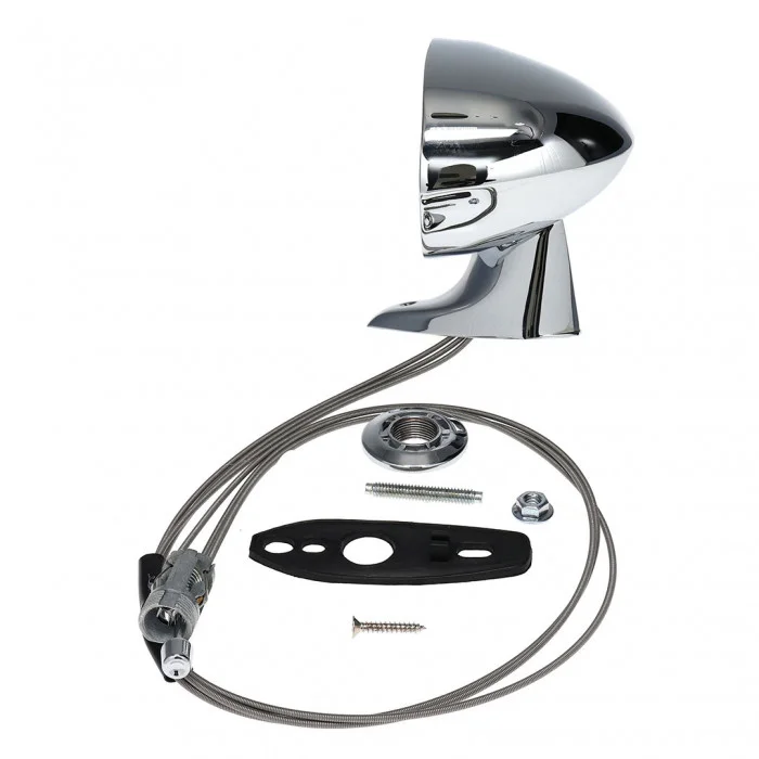 Outside Mirror - Sport Style - Chrome - Remote - LH - Dodge